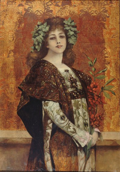 Portrait of Sarah Bernhardt as Gismonda, ca 1896 by Theobald Chartran