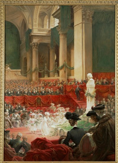 The Celebration of the Centenary of the Birth of Poet Victor Hugo by Theobald Chartran
