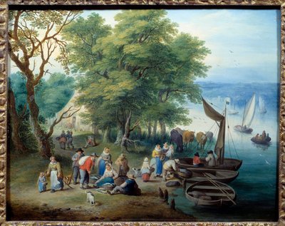 Back from Fishing by Theobald Michau