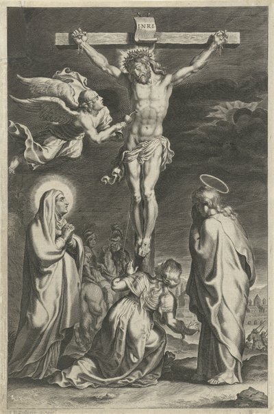 Christ on the Cross by Theodoor Galle (possibly)