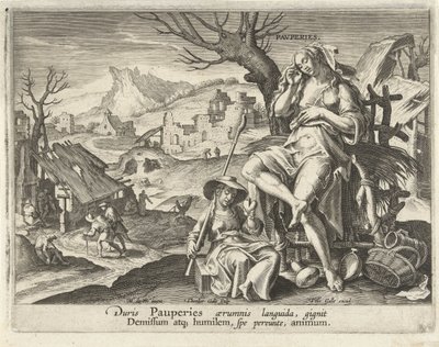 Poverty Brings Humility by Theodoor Galle