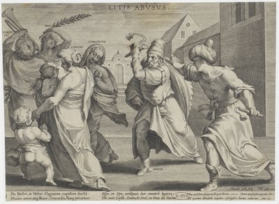 Egoism Threatens Virtues by Theodoor Galle