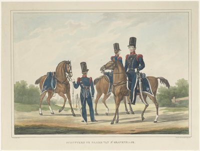 Cavalry Militia of The Hague, 1830 by Theodoor Soeterik