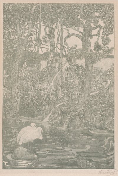 Woodland Idyll by Theodoor van Hoijtema