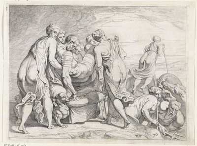 Phaeacians Bringing the Sleeping Odysseus to Ithaca by Theodoor van Thulden