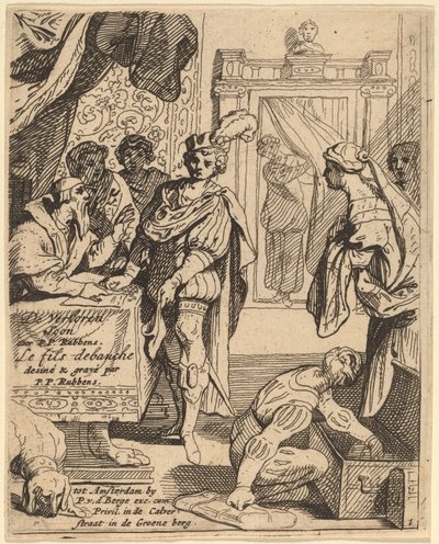 The Prodigal Son Receiving His Patrimony by Theodoor van Thulden after Sir Peter Paul Rubens