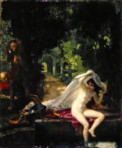Susanna and the Elders by Theodor Baierl