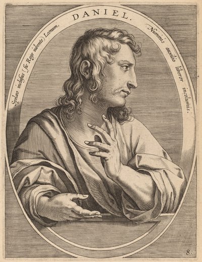 Daniel by Theodor Galle after Jan van der Straet
