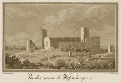 View of Ruins of Rakvere Castle by Theodor Gehlhaar