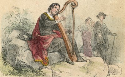 Ballad singer by Theodor Hosemann