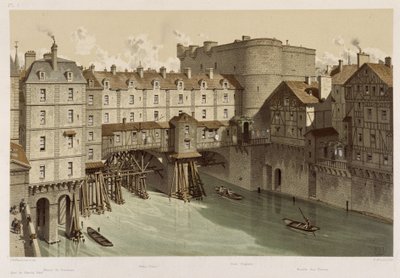 Le petit Chatelet et le petit pont by Theodor Josef Hubert Hoffbauer
