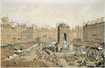 The Marche aux Innocents by Theodor Josef Hubert Hoffbauer