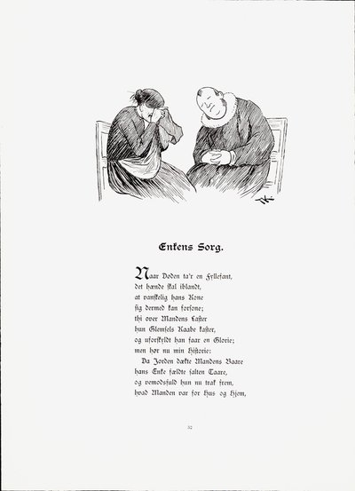 Illustration from the book Stories by Munthe, Peter and published by Dybwad (1896) by Theodor Kittelsen