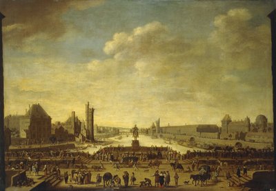 A View of Paris from the Point de la Cite by Theodor Matham