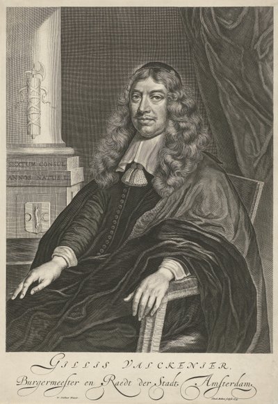 Portrait of Gillis Valckenier at Age 50 by Theodor Matham