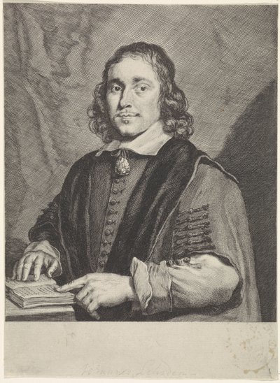 Portrait of Johannes Leusden by Theodor Matham