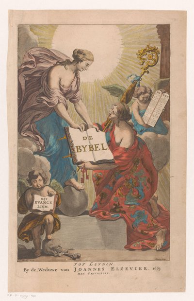 Title Page for a Bible by Theodor Matham