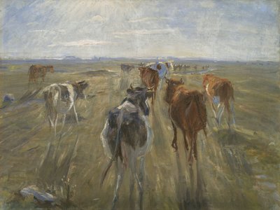Long Shadows. Cattle on the Island of Saltholm, c1890 by Theodor Philipsen