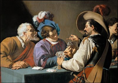 The Cardplayers by Theodor Rombouts