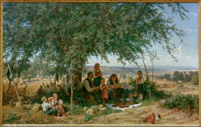 Midday Prayer During the Harvest by Theodor Schütz