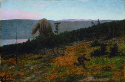 Askeladden and the Troll by Theodor Kittelsen