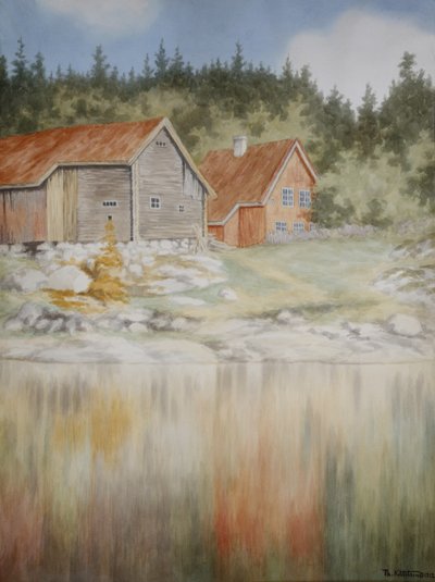 From Gopledal in Farris by Theodor Kittelsen