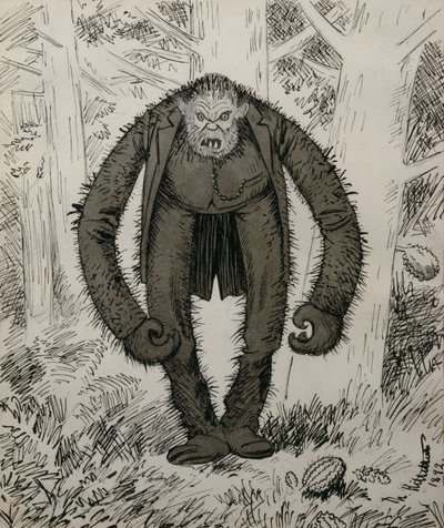 Nature Slept, When He Was Created by Theodor Kittelsen