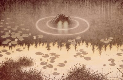 Water Sprite (Nokken) by Theodor Severin Kittelsen