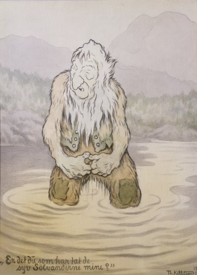 Who Has Taken My Seven Silver Ducks? by Theodor Kittelsen