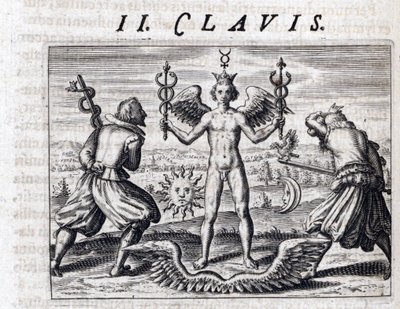 Symbolic Composition of Alchemy - Engraving by Theodore de Bry by Theodor de Bry
