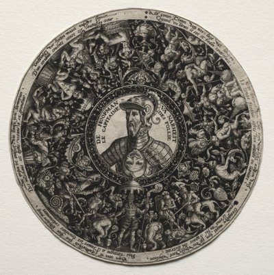 Design for a Dish with Medallions by Theodor de Bry