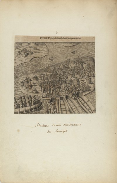 Quomodo and Qua Ratione in Hostium Manus Incidierim (from book, Americae, part three) by Theodor de Bry