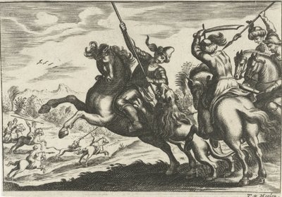Lion Hunt by Theodor van Merlen (II)