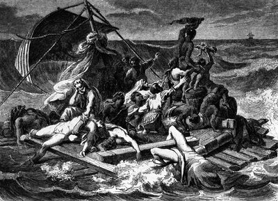 The Raft of the Medusa After the Painting of Gericault by Theodore (after) Gericault