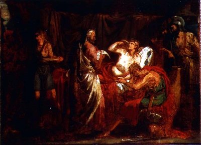 Alexander and His Doctor Philippe by Theodore (attr. to) Gericault