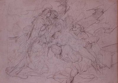 Descent from the Cross by Theodore (attr. to) Gericault