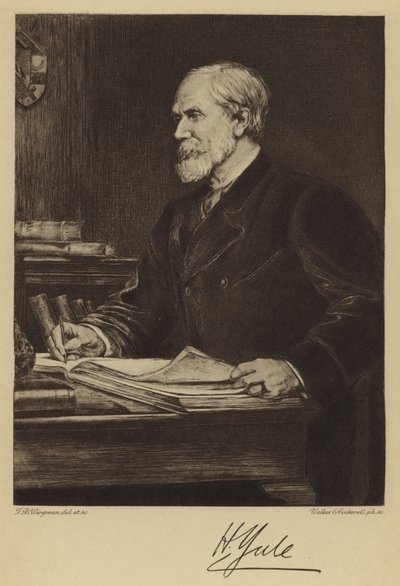 Sir Henry Yule by Theodore Blake (after) Wirgman
