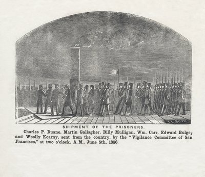 Shipment of the Prisoners, pub. 1856 by Theodore C. Boyd