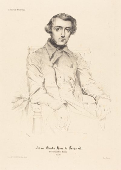 Alexis Charles Henry de Tocqueville by Théodore Chassériau