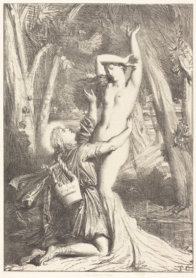 Apollo and Daphne by Théodore Chassériau