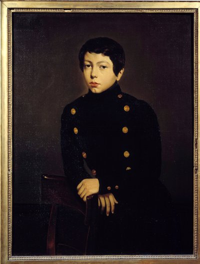 Portrait of Ernest Chasseriau, Pupil of the Naval School of Brest, Brother of the Artist (1836) by Théodore Chassériau