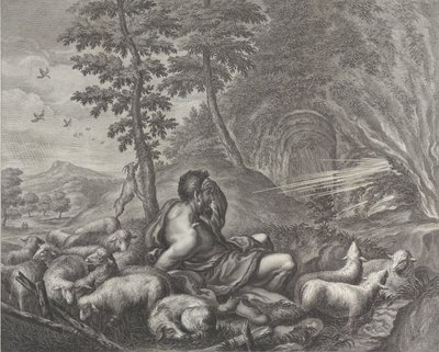 Jacob Guarding Laban