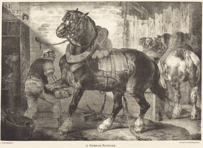 A French Farrier by Theodore Gericault