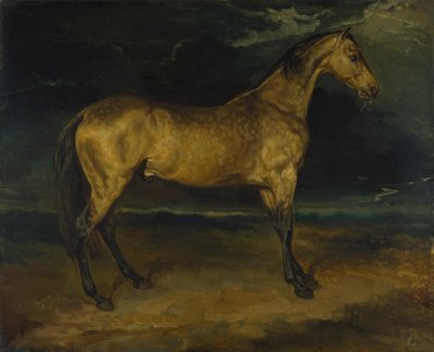 A Horse Frightened by Lightning by Theodore Gericault