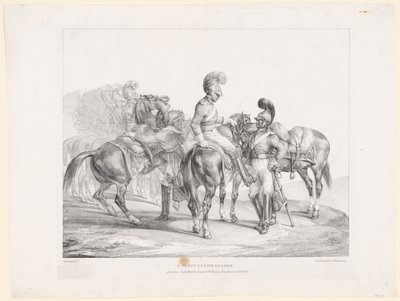 A Party of Life Guards by Theodore Gericault