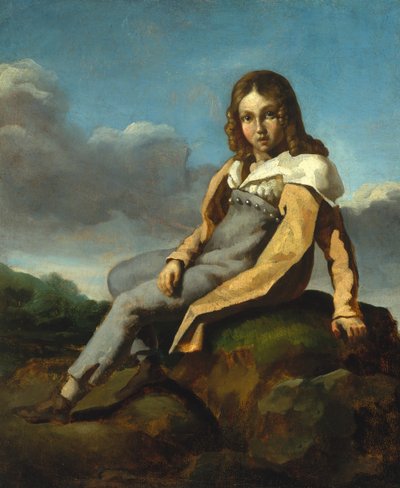 Alfred Dedreux as a Child by Theodore Gericault
