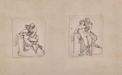 Antiope Ravished by Jupiter in the Form of a Satyr by Theodore Gericault