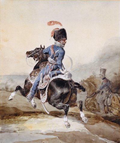 Artillery Officer Galloping to the Left by Theodore Gericault