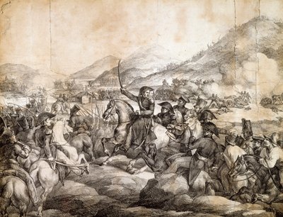 Battle of Chacabuco, February 1817, which decreed victory of Jose De San Martin over Spanish by Theodore Gericault