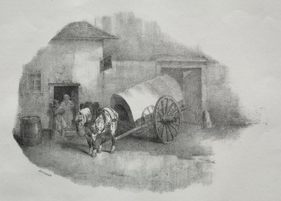 Cart Horse Out of the Stringers by Theodore Gericault